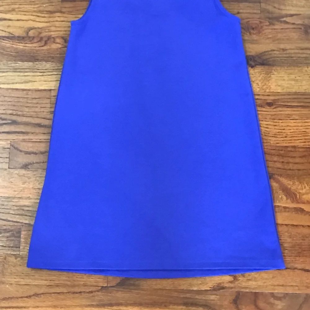 Girls Gymboree Blue & Teal Green Dress Size Medium 8 - 10 Cotton Polyester Spand
